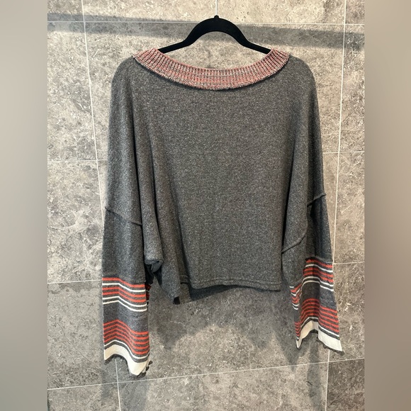 Free People Oversized Cooper Stripe Long Sleeve T-shirt - Picture 5 of 10